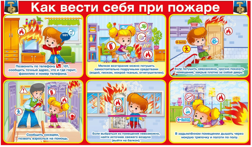 Памятки "Как себя вести при пожаре" Памятки "Как себя вести при пожаре".